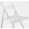 4 pezzi sedia pieghevole bianca in legno di faggio ikea terje retro