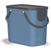 Mastello contenitore blu per raccolta differenziata Plastica (PP) senza BPA,  da 25 Litri, 40.0 x 23.5 x 34.0 cm