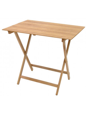Tavolo tavolino pieghevole richiudibile in legno naturale 80x60 cm campeggio casa in faggio per casa campeggio giardino pic nic 
