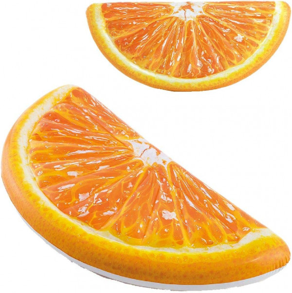 Materassino gonfiabile per adulti forma spicchio di arancia kit di riparazione incluso